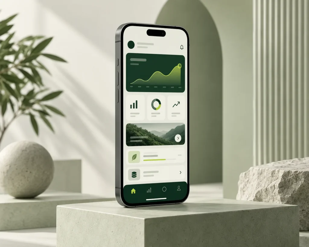 Same mobile application running across two different smartphone platforms